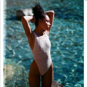 Akoia Swim Arete One Piece in Coconut